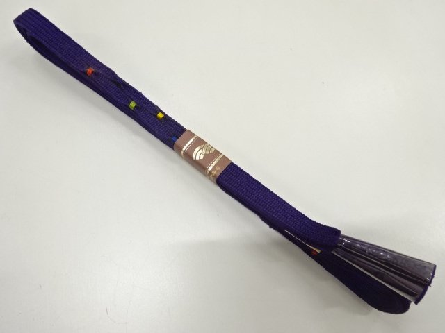 JAPANESE KIMONO / UNUSED HAND-TIED OBIJIME